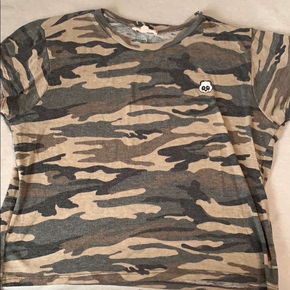 Camo panda shirt